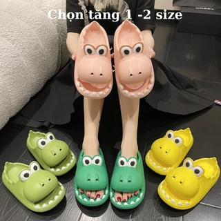 Dép sục nữ croos siêu nhẹ hình hà mã, cá sấu, Khủng long hàng tuyển chọn tăng 1-2 size