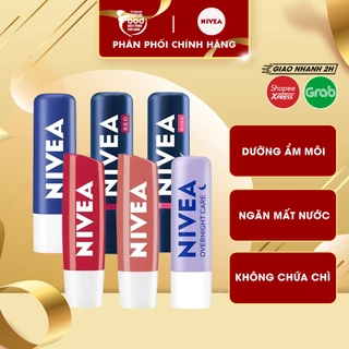 Son Dưỡng Môi Dưỡng Ẩm Chuyên Sâu Nivea 24H Melt-in Moisture Lip Care 4.8g