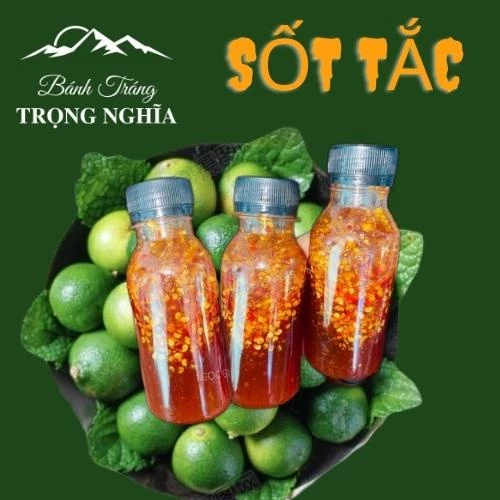 Chai 140ml Sốt Tắc Chấm Bánh Tráng Trọng Nghĩa