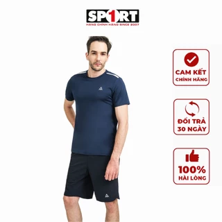 Áo T-shirt ngắn tay nam AM MT077 cổ tròn, dáng slimfit, thấm hút mồ hôi, nhanh khô. Sport1