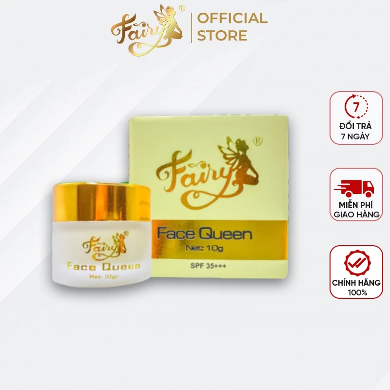 Kem dưỡng da mặt Face Queen Fairy dưỡng trắng hổ trợ mờ thâm 10g