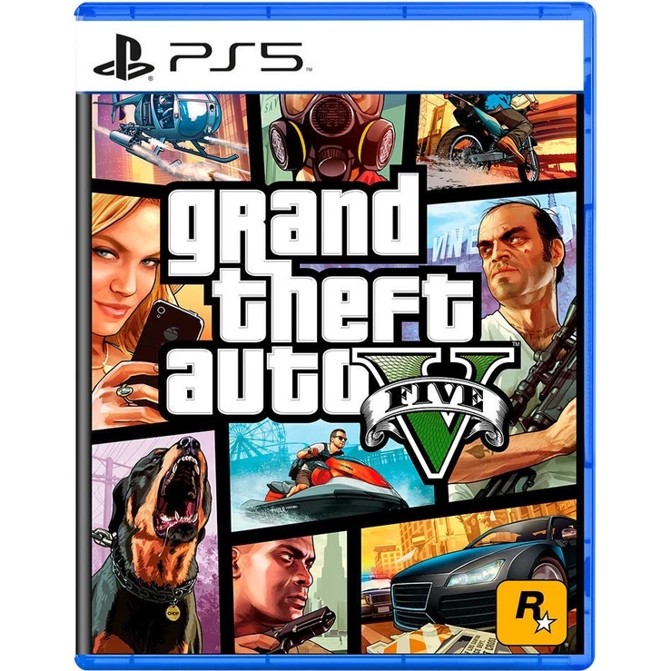 Đĩa Game Grand Theft Auto V Premium Edition (GTA 5) cho máy Ps4 và Ps5