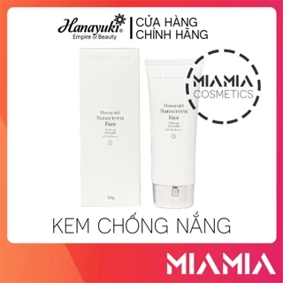 Kem Chống Nắng Hanayuki Sunscreen Face Chính Hãng - Chống Nắng Nâng Tone Da