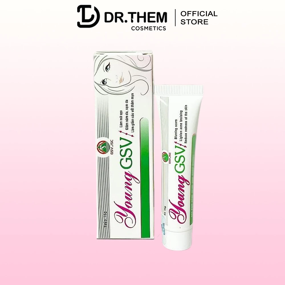 YOUNG GSV 15g - Gel Làm Mờ Sẹo, Giảm Thâm Mụn, Nám, Sạm Da- Dr Thêm