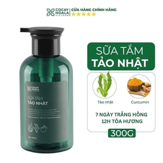 Sữa tắm Tảo Nhật COCAYHOALA hương nước hoa - dưỡng trắng da - trong lượng 300gr