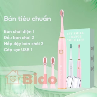 Bàn chải điện BIDO tích hợp 3 chế độ, Bàn chải phù hợp cho cả người niềng răng, Hàng chính hãng BIDO B388