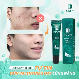 Gel mụn cho nam giới ECO Thiên Nhiên Việt xóa mụn thâm làm trắng da se khích lỗ chân lông 100% thiên nhiên 15ml