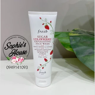 Sữa rửa mặt tẩy da chết Fresh Sugar Strawberry Exfoliating Face Wash