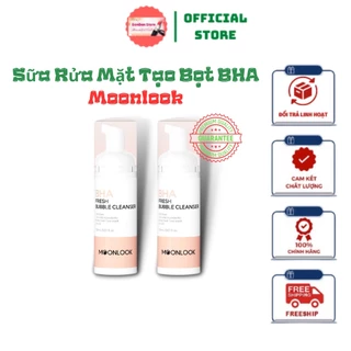 Sữa Rửa Mặt Tạo Bọt BHA Moonlook, Kiềm Dầu, Giảm Thâm Mụn & Dưỡng Ẩm - 150ml [ Auth Hàn Quốc ]