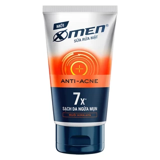 Sữa Rửa Mặt X-Men Anti-Acne 7X Sạch Da Ngừa Mụn 100g