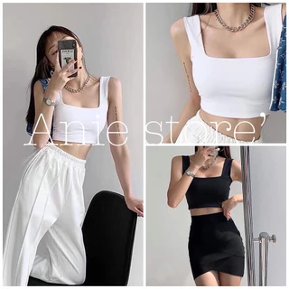 Áo croptop nữ kiểu cổ chữ U ôm sát nách VANISA ANI015