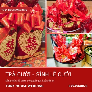 TRÀ VÀ SÂM BANH MÂM QUẢ CƯỚI - SÍNH LỄ CƯỚI HỎI - TONYHOUSEWEDDING