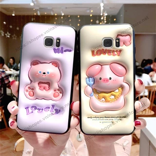 Ốp lưng Samsung S6 / S6 EDGE / S7 / S7 EDGE heo vàng, gấu dâu lotso xinh xắn cute giá rẻ