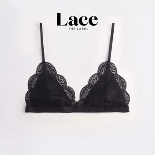 Áo lót Basic Đen kèm đệm mỏng Lace.thelabel