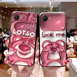 Ốp lưng Realme C30 / Realme C30S GẤU DÂU LOTSO cực hot hit, mẫu hot cute rẻ cực đẹp