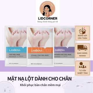 Mặt nạ chân LANBENA tẩy tế bào chết loại bỏ vết da chai sạn cho làn da mịn màng