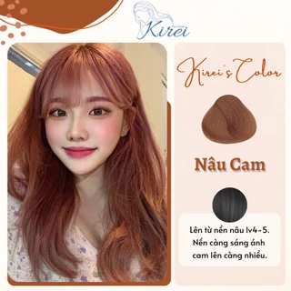 Thuốc nhuộm tóc màu NÂU CAM không cần tẩy Kirei Hair, KireiHair, KIREIHAIR