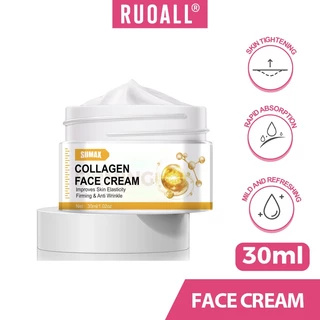 RUOALL Kem Collagen Dưỡng Ẩm Ban Ngày Và Đêm Chống Lão Hóa Làm Mịn Da 30G