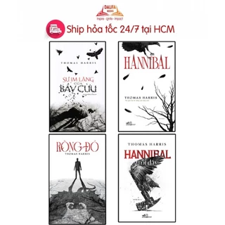 Sách - Combo Sự im lặng của bầy cừu + Hannibal + Rồng Đỏ + Hannibal Trỗi Dậy (Thomas Harris) (Combo lẻ tuỳ chọn)