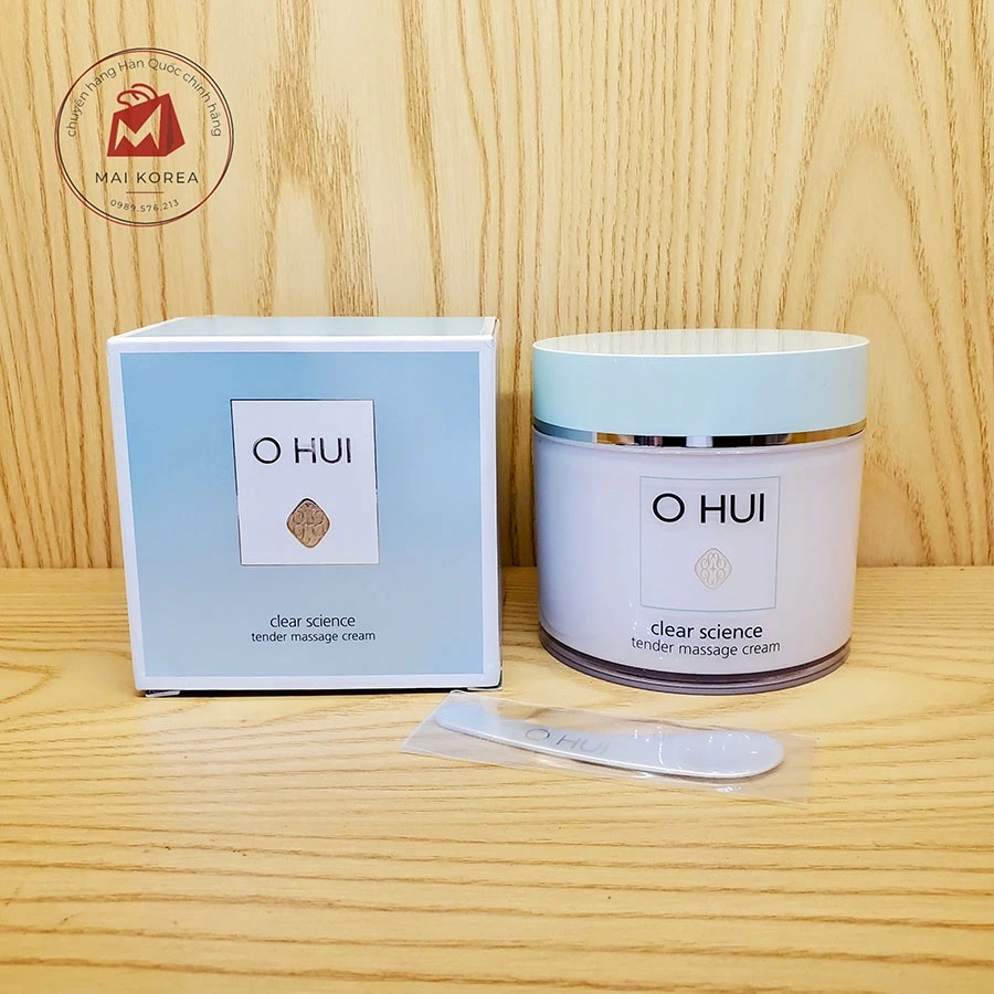 Kem massage OHUI Tender Massage Cream dưỡng săn chắc sáng da 230ml cao cấp Hàn Quốc