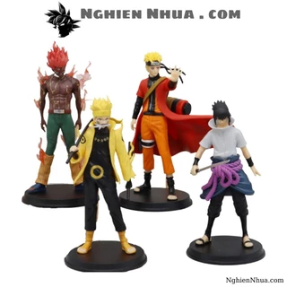 Mô Hình Đồ Chơi - Mô Hình Thầy guy bát môn Naruto Cửu Vĩ dáng đứng siêu đẹp - Cao 18cm - Naruto - No Box
