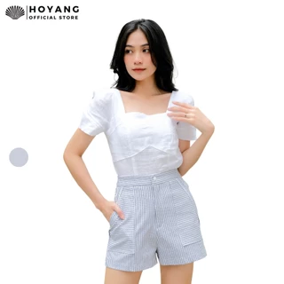 Quần Short Kẻ Co Giãn Năng Động HOYANG QSHY14