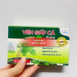 [ Nguyên Tem Cào Tích Điểm ] Viên giấp cá extra hộp 30 viên