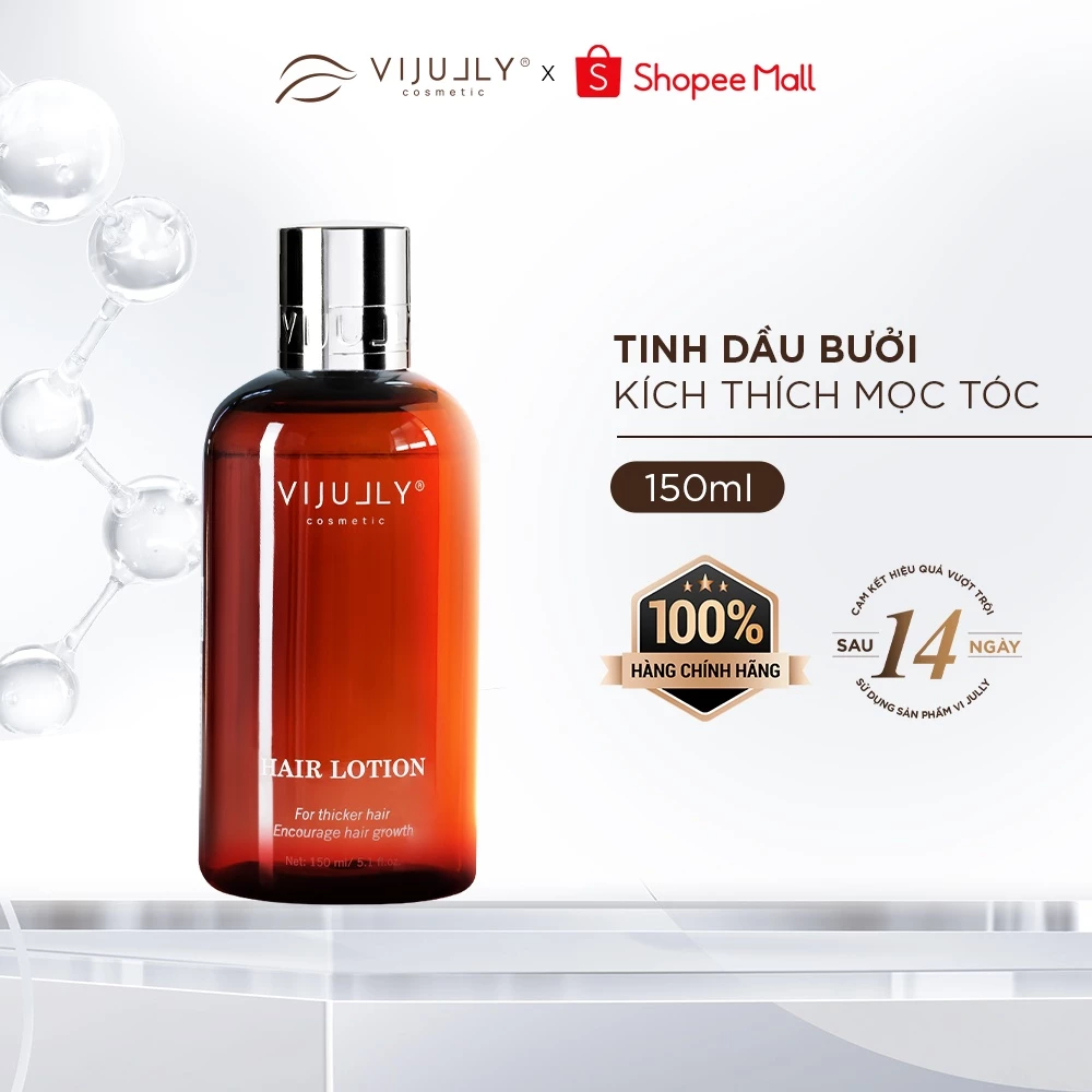 Xịt dưỡng tóc tinh dầu bưởi ( Hair Lotion ) Vi Jully 150ml