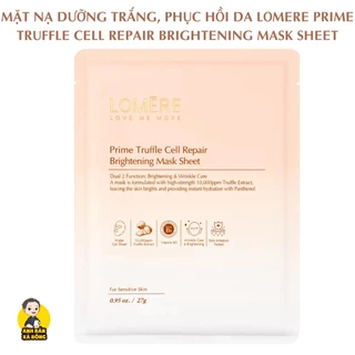 MẶT NẠ DƯỠNG TRẮNG, PHỤC HỒI DA LOMERE PRIME TRUFFLE CELL REPAIR BRIGHTENING MASK SHEET