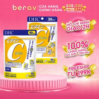 Viên Uống DHC Bổ Sung Vitamin C Nhật Bản Vitamin C Hard Capsule (60v/gói hoặc 180v/gói)