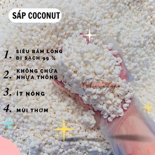 Sáp Wax Lông Mùi Dừa - sáp dừa coconut tẩy lông Sáp Cao Cấp Siêu Bám Lông Dùng Được Cho Da Nhạy Cảm