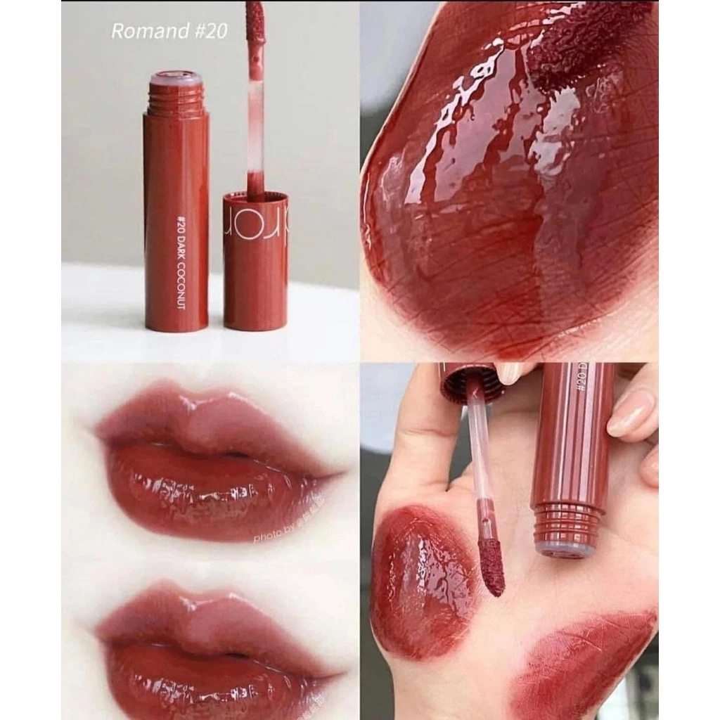 Son Tint Bóng ROMAND JUICY LASTING TINT Màu #20 - Dark Coconut