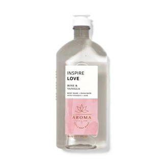 💓Tắm thư giãn toàn thân thư giãn Love Rose Vanilla  - Bath & Body Works (295ml)💓