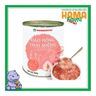 Đào hồng thái miếng Wonderful 850g