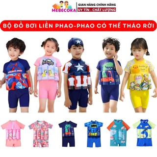 Đồ bơi trẻ em ,áo bơi liền phao tự nổi , bộ liền có phao cho bé trai hàng Loại 1