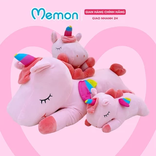 Gấu Bông Unicorn Nằm, Shop Memon Cao Cấp