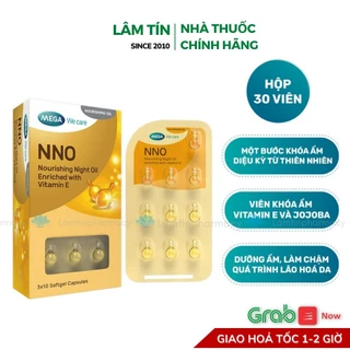 ✔(Chính Hãng) Viên dầu dưỡng da ban đêm Mega We Care - NNO NOURISHING NIGHT OIL (Hộp 30 viên)