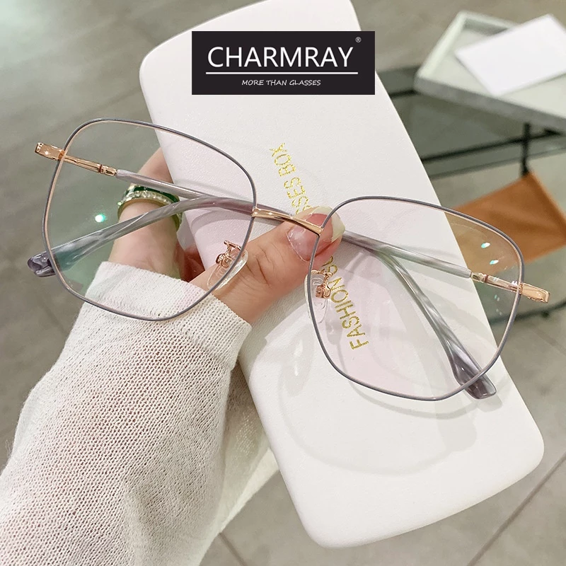 Mắt kính CHARMRAY chống bức xạ bằng kim loại có thể thay thế sử dụng khi dùng cho máy tính