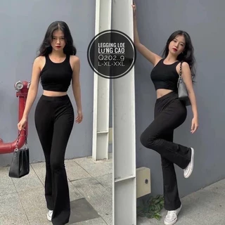 bigsize Quần Loe legging ôm siêu co dãn 50-90kg,lưng cao khoá hông(hoả tốc hcm-tân phú)