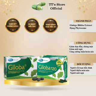 GILOBA 40 - GILOBA 120 Mega We Care - Cao lá bạch quả Ginkgo giloba