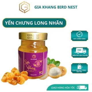 Yến Chưng Long Nhãn Gia Khang, 35% Yến, Hủ 70ml