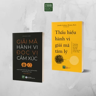 Sách: Combo 2 cuốn Giải mã hành vi đọc vị cảm xúc + Thấu hiểu hành vi giải mã tâm lý