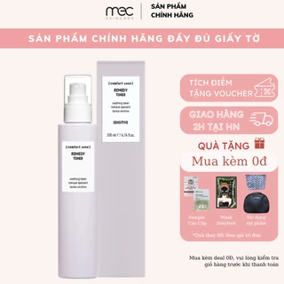 Toner làm dịu mát cho da nhạy cảm Comfort Zone Remedy Toner 200ml Hàng Công Ty - Mecskincare