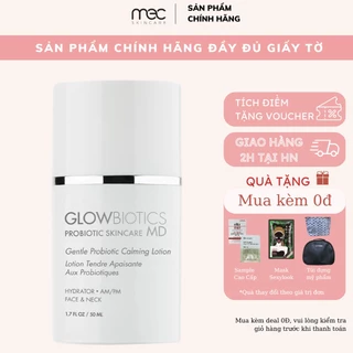 Lotion phục hồi Glowbiotics Gentle Probiotic Calming Lotion 50ml Hàng Công Ty - Mecskincare