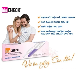 Bút thử thai sớm Biocheck chính xác 100%