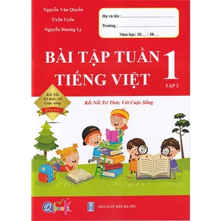 Sách - Bài tập tuần Tiếng Việt 1 tập 2 (Kết nối tri thức với cuộc sống)
