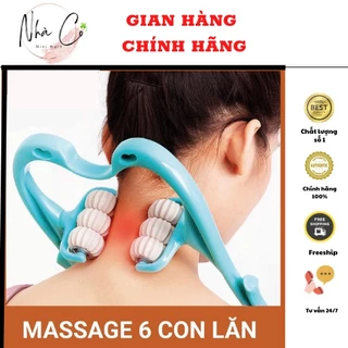 Dụng Cụ Massage Vùng Cổ Vai Gáy Giúp Giảm Đau Hiệu Quả, Xoay 360 Độ Cầm Tay Tiện Lợi