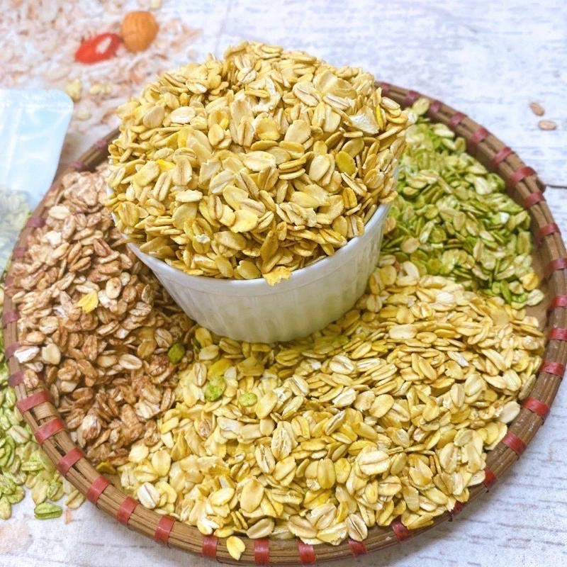 Yến mạch sấy mật ong Trần Anh food- thơm ngon dễ sử dụng, ăn kiêng giảm cân