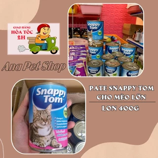 Pate cho mọi giống mèo trưởng thành Snappy Tom lon 400g