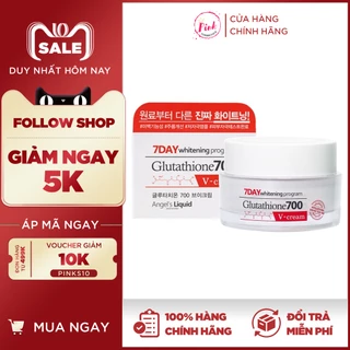 Kem dưỡng 7 Day Whitening Program Glutathione700V Cream